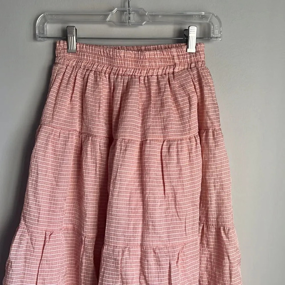 En Saison Riley Stripe Midi Skirt - Picture 6 of 13